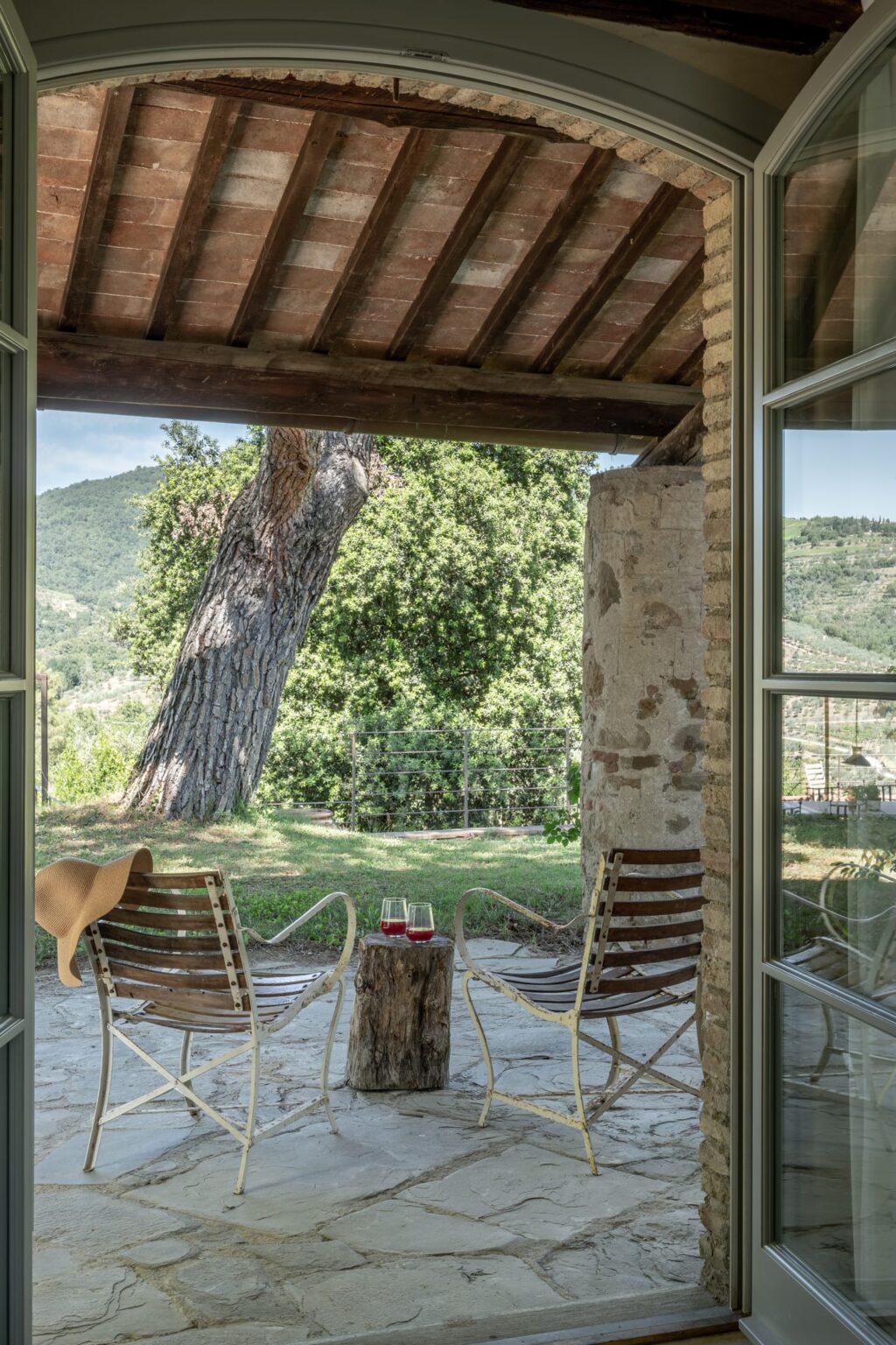 Villa Prenzano Bedroom View tuscany
