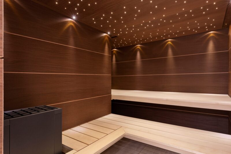 Atmospheric spa sauna, Le Grand Jardin, Cannes