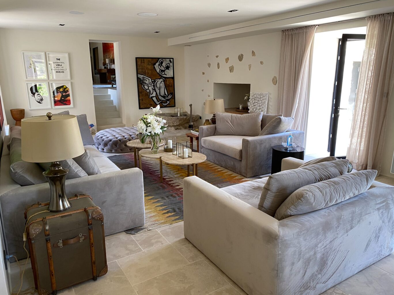 Living room spirit of son fuster luxury mansion mallorca
