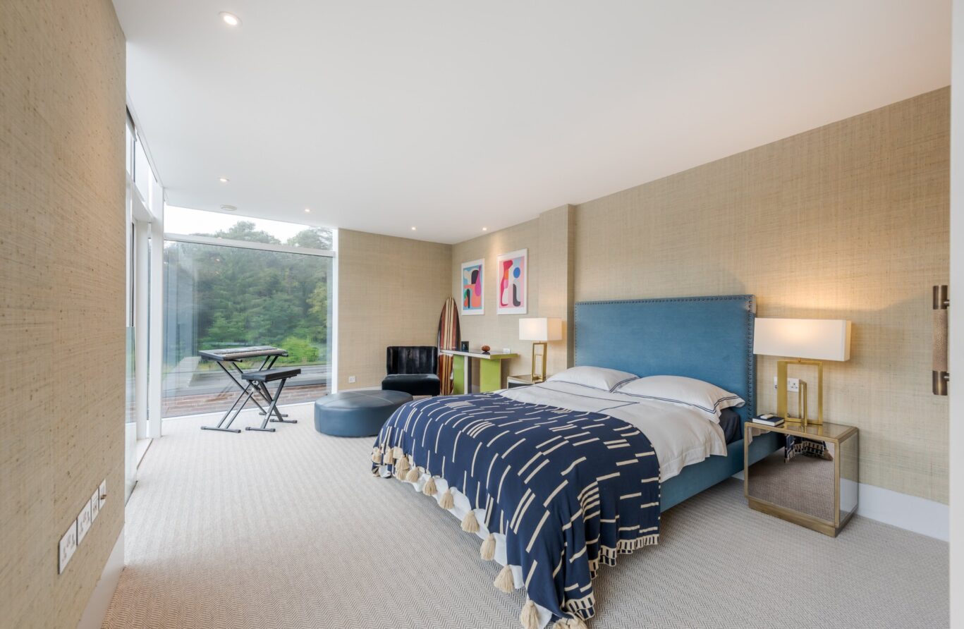 Bedroom in Surrey villa