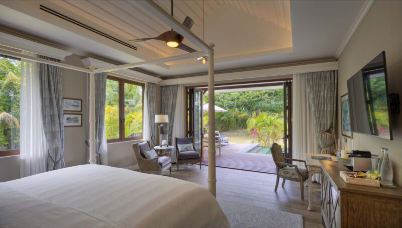 North island villa seychelles Bedroom