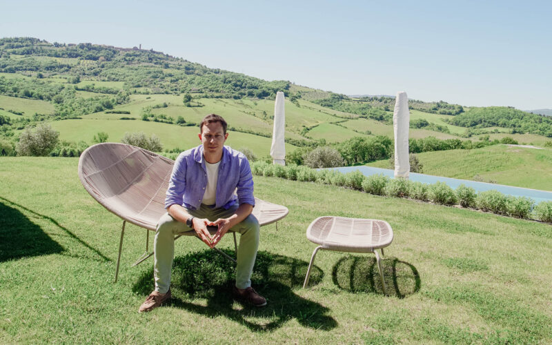Ed May in Tuscany of Hidden and Found