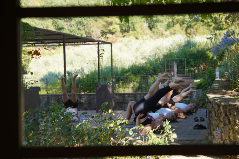 Yoga retreat tuscany villa