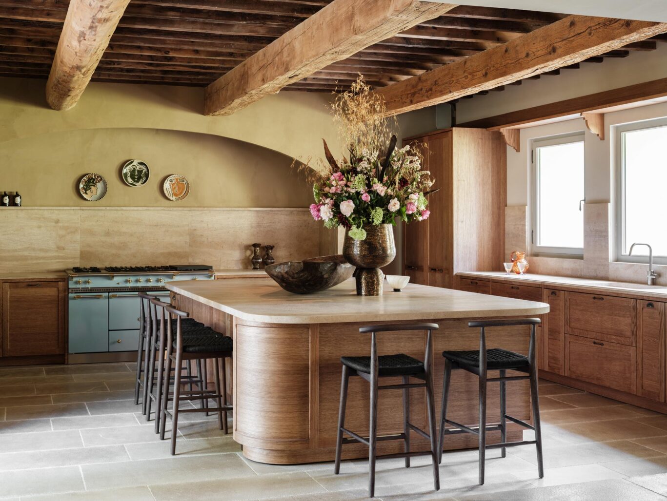 Kitchen of provencal luxury home to rent