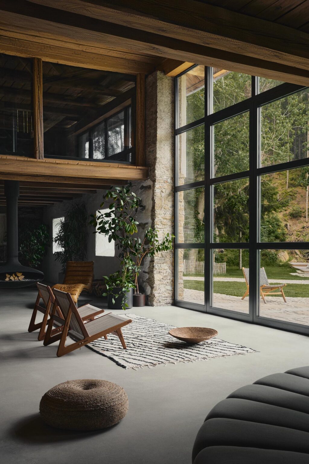 Wellness retreat view in Austria Forest Farmhouse