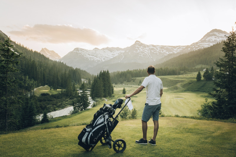 Golfing in Lech Austria in the Summer