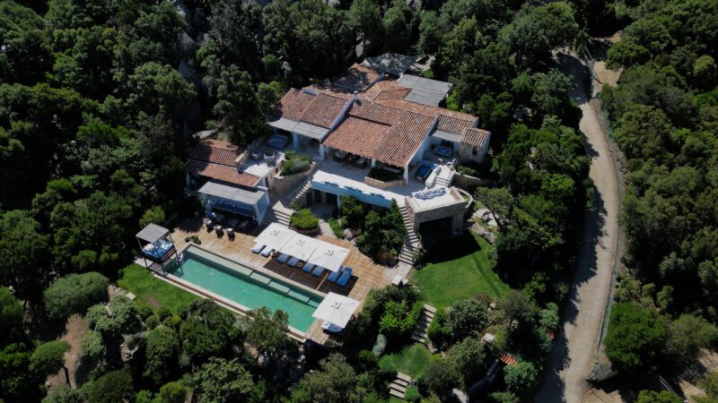 Porto Rotondo Villa nestled in the hills in Sardinia with private pool