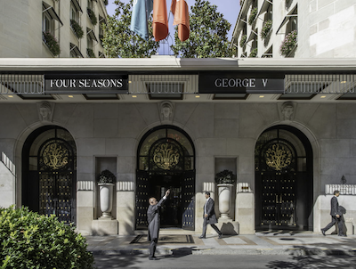Four seasons Paris front entrance