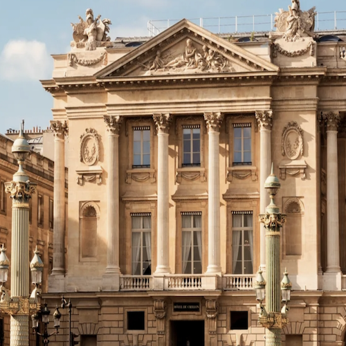 Hotel du crillon Paris facade